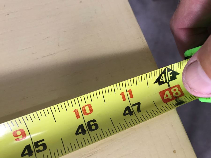 Shabby Chic Painted Drop Leaf Table With Drawer 48D X 10W W/O Leaves (16W X 2 Leaves) X 29.5H - LJE [Photo 10]