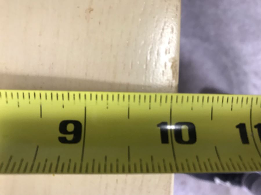 Shabby Chic Painted Drop Leaf Table With Drawer 48D X 10W W/O Leaves (16W X 2 Leaves) X 29.5H - LJE [Photo 12]