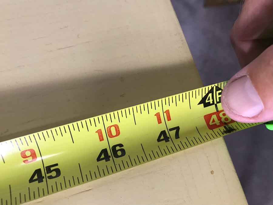 Shabby Chic Painted Drop Leaf Table With Drawer 48D X 10W W/O Leaves (16W X 2 Leaves) X 29.5H - LJE [Photo 8]