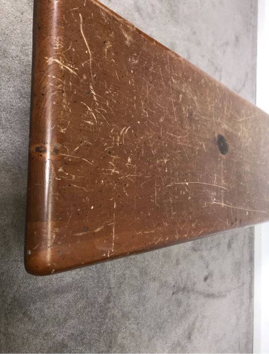 Vintage 6' Long Pine Bench 6'W X 14D X 16H - LJE [Photo 7]