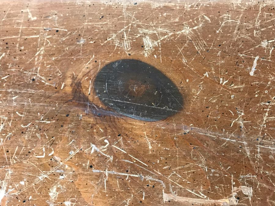 Vintage 6' Long Pine Bench 6'W X 14D X 16H - LJE [Photo 12]