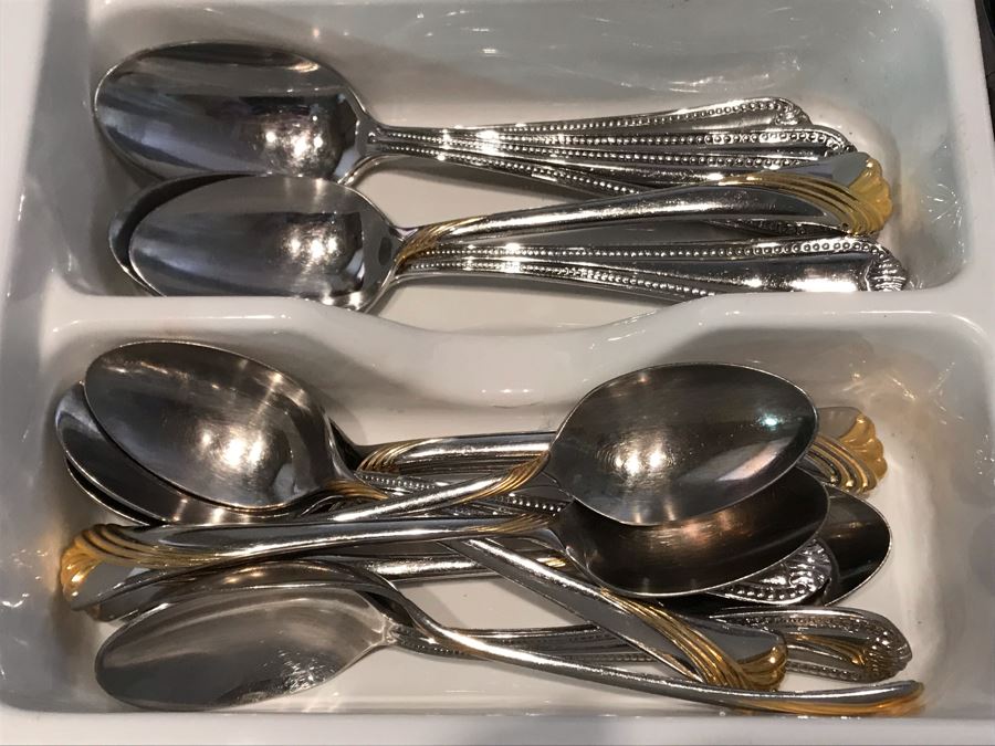 JUST ADDED - LENOX Stainless Steel Flatware Without Attached Tray - FRE [Photo 2]