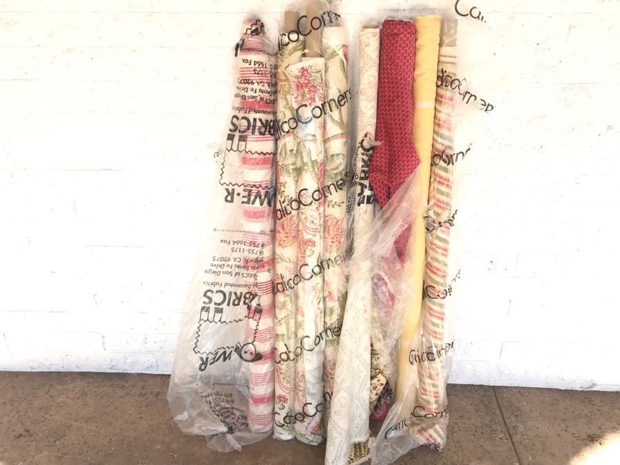 JUST ADDED - Collection Of Fabric Bolts [Photo 1]