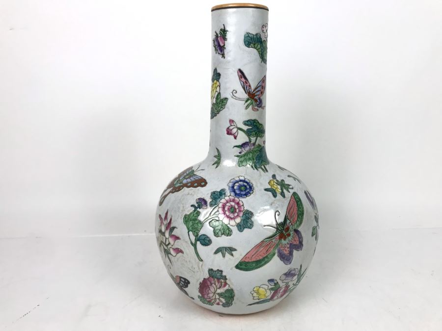 JUST ADDED - Signed Chinese 14' Vase - FRE [Photo 6]