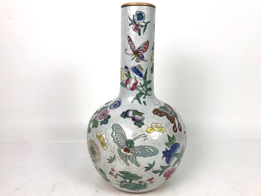 JUST ADDED - Signed Chinese 14' Vase - FRE [Photo 5]