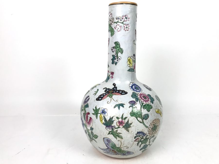 JUST ADDED - Signed Chinese 14' Vase - FRE [Photo 7]