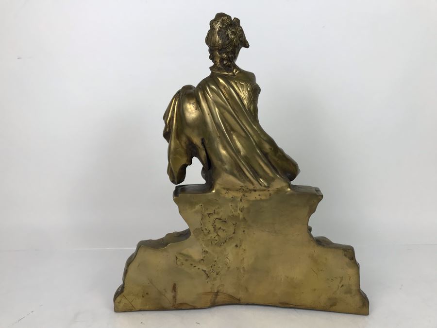 JUST ADDED - Brass Sculpture Of Woman 16H - FRE [Photo 8]