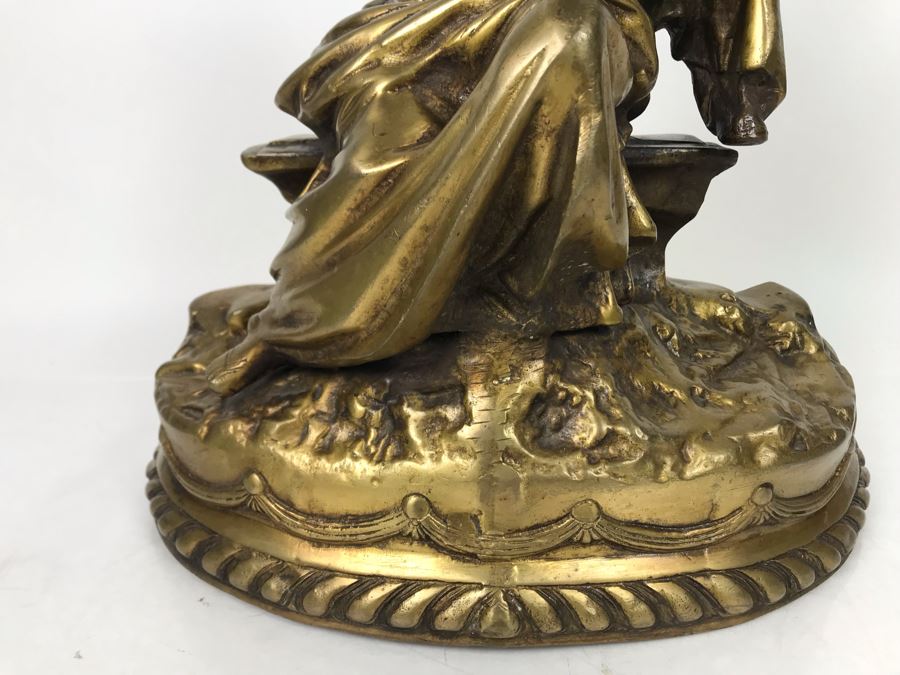 JUST ADDED - Brass Sculpture Of Woman 16H - FRE [Photo 5]