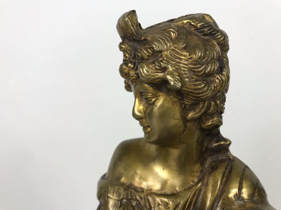 JUST ADDED - Brass Sculpture Of Woman 16H - FRE [Photo 7]