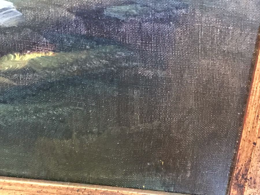 JUST ADDED - Large Original Plein Air Oil Painting 55 X 31 - FRE [Photo 9]