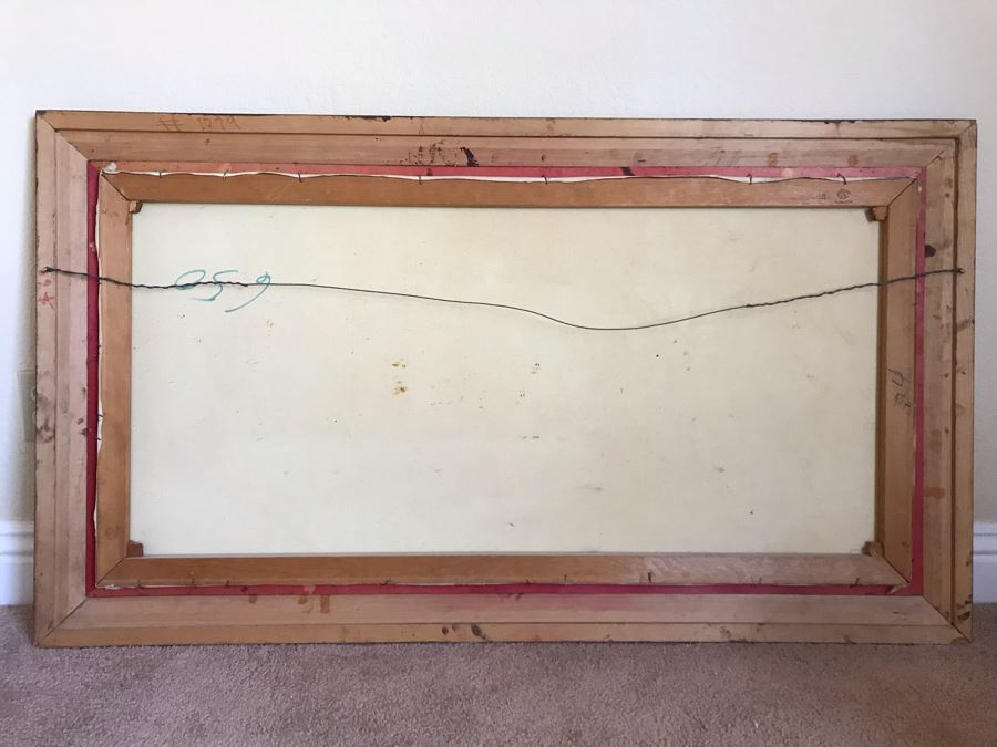 JUST ADDED - Large Original Plein Air Oil Painting 55 X 31 - FRE [Photo 10]