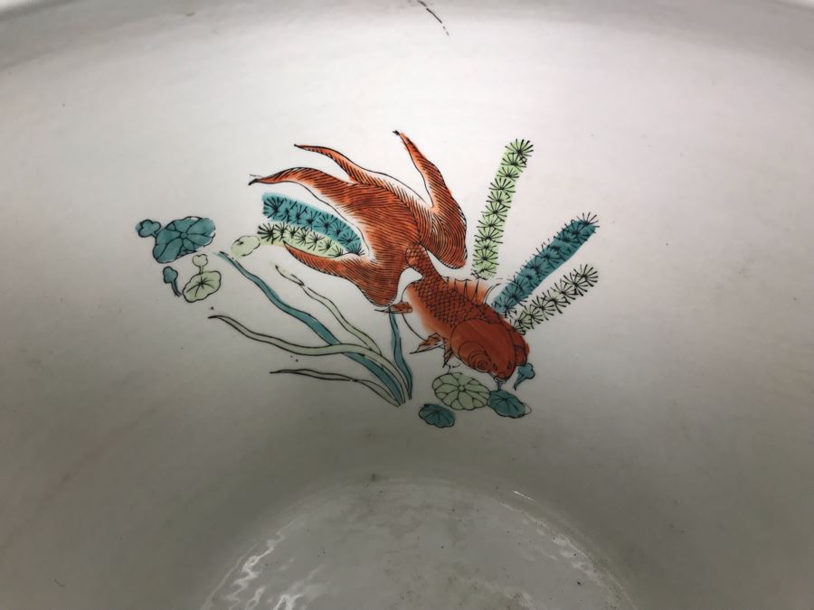 JUST ADDED - Chinese Fish Bowl Planter 11H X 14W - FRE [Photo 5]