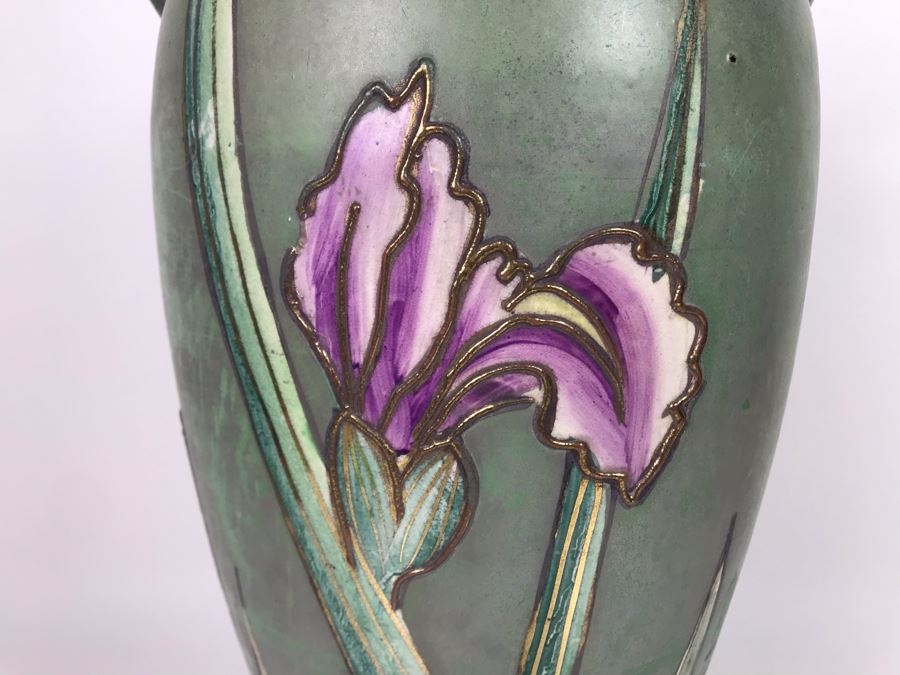 JUST ADDED - Stunning Art Nouveau Signed Vase 18H - FRE [Photo 10]