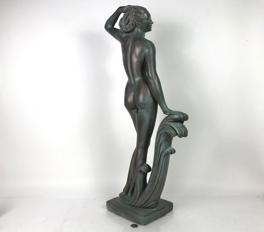 JUST ADDED - Large Vintage 1966 Universal Statuary Corp 371 Nude Statue Figurine 30H - FRE [Photo 8]