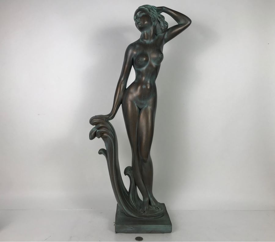 JUST ADDED - Large Vintage 1966 Universal Statuary Corp 371 Nude Statue Figurine 30H - FRE [Photo 2]