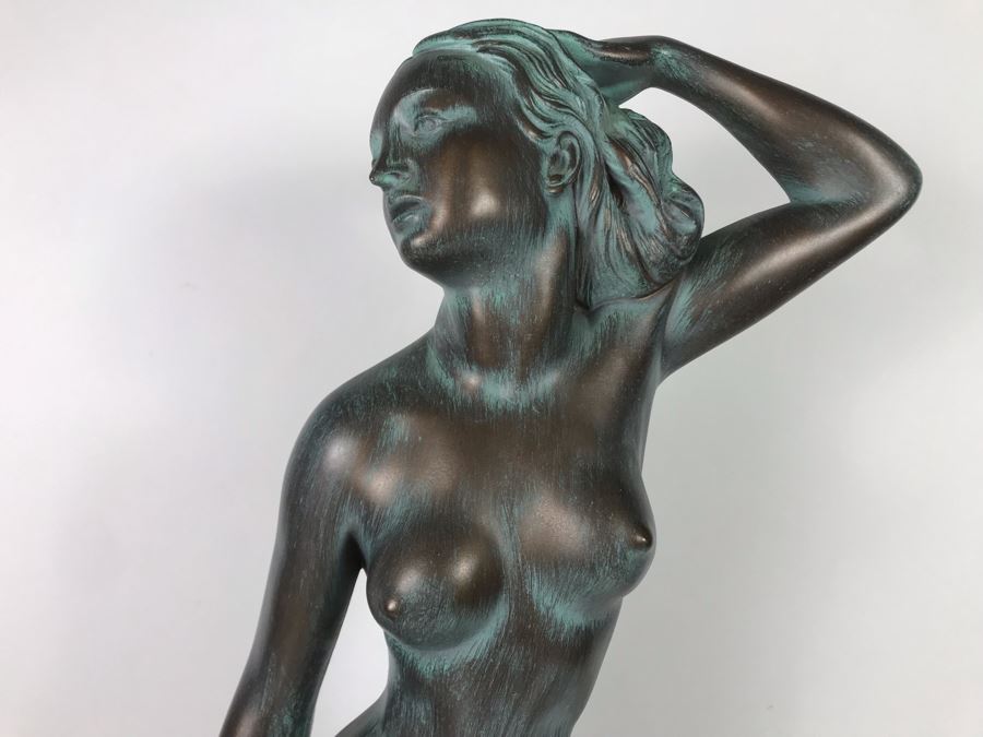JUST ADDED - Large Vintage 1966 Universal Statuary Corp 371 Nude Statue Figurine 30H - FRE [Photo 3]