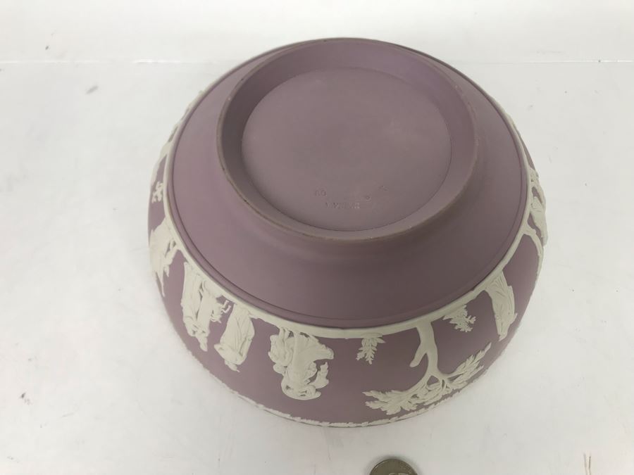 JUST ADDED - Purple Wedgwood England Bowl 8R - FRE [Photo 7]
