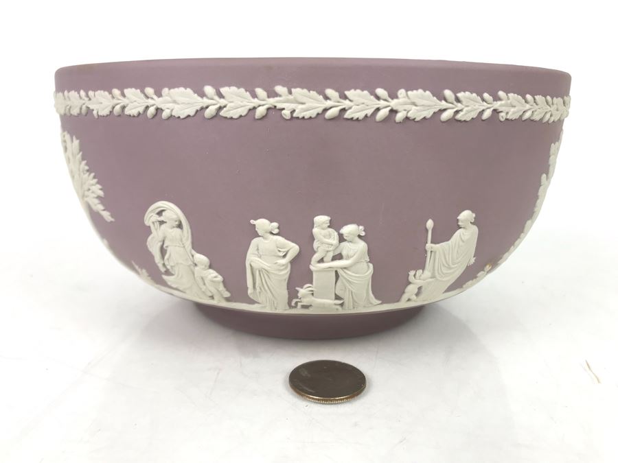 JUST ADDED - Purple Wedgwood England Bowl 8R - FRE