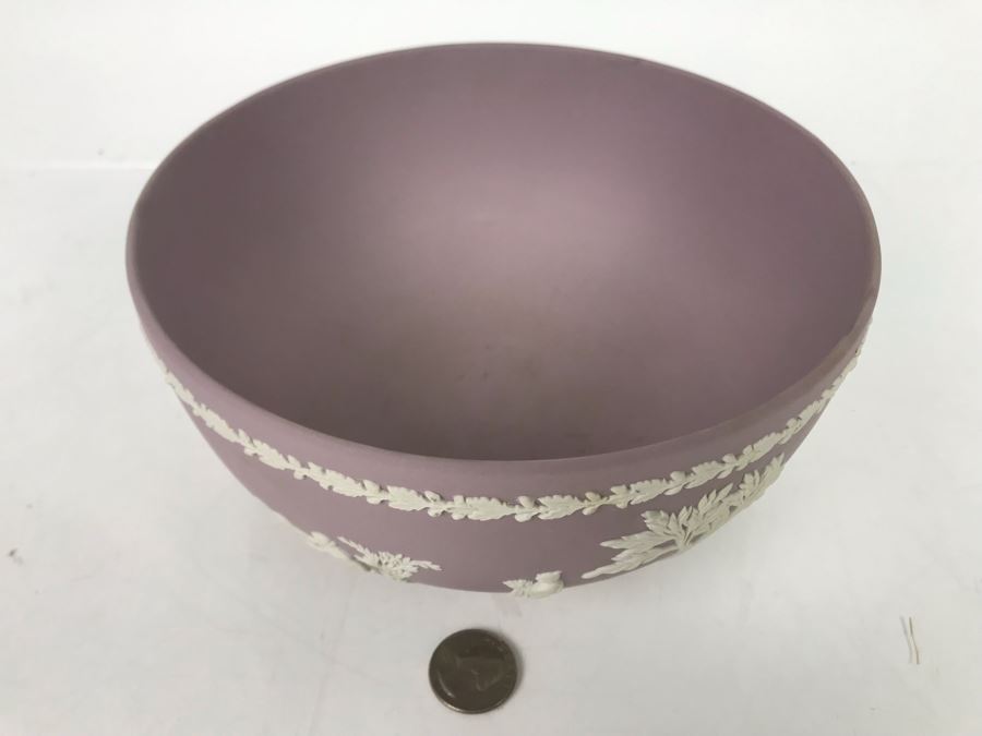 JUST ADDED - Purple Wedgwood England Bowl 8R - FRE [Photo 4]