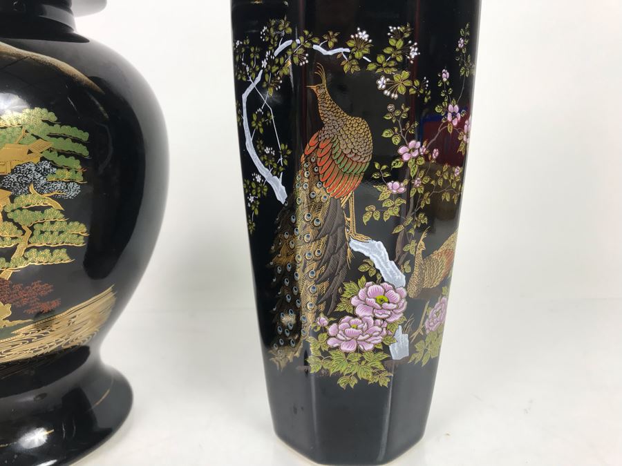 JUST ADDED - Japanese Lidded Jar And Vase 11H - FRE [Photo 5]