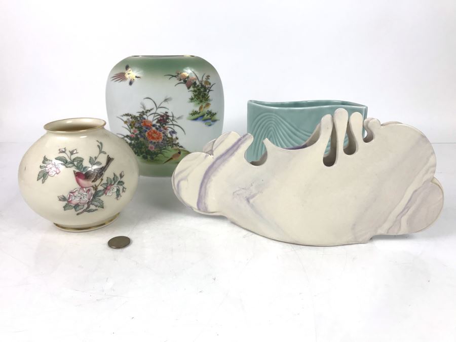 JUST ADDED - Pair Of Japanese Vases, Leung Vase (With Some Minor Damage) And Lenox Vase - FRE [Photo 1]