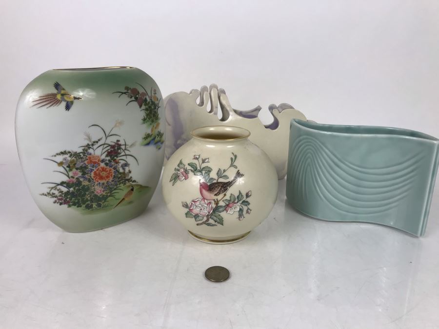 JUST ADDED - Pair Of Japanese Vases, Leung Vase (With Some Minor Damage) And Lenox Vase - FRE [Photo 13]