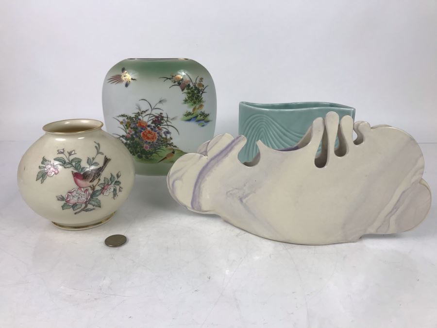 JUST ADDED - Pair Of Japanese Vases, Leung Vase (With Some Minor Damage) And Lenox Vase - FRE [Photo 2]