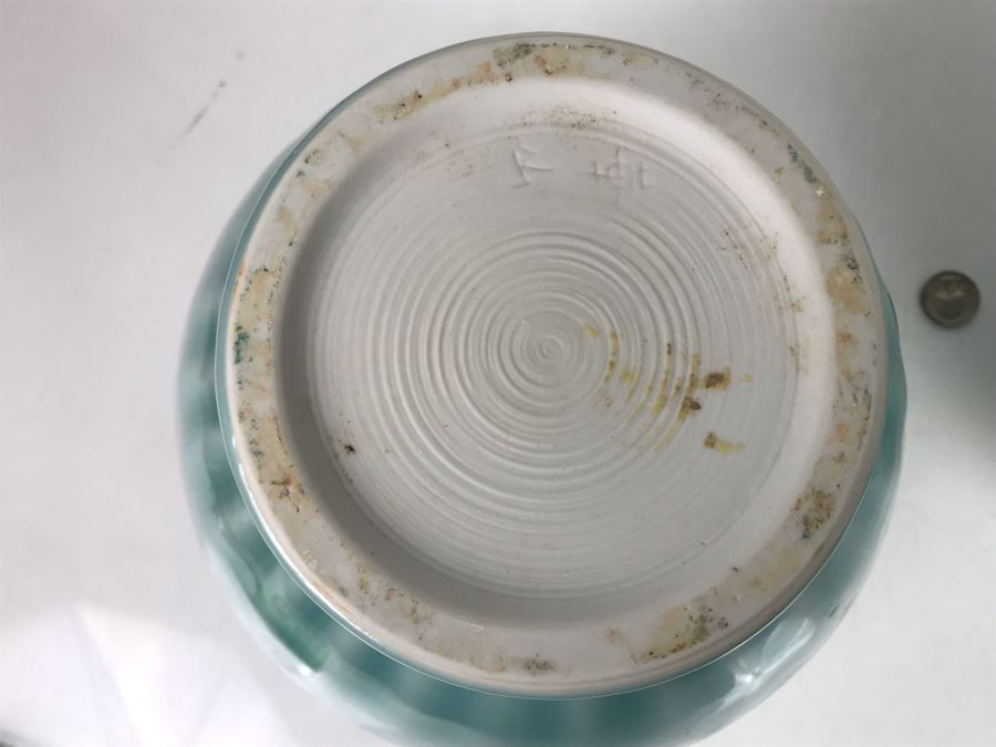 JUST ADDED - Pair Of Signed Vases 9.5H - FRE [Photo 10]