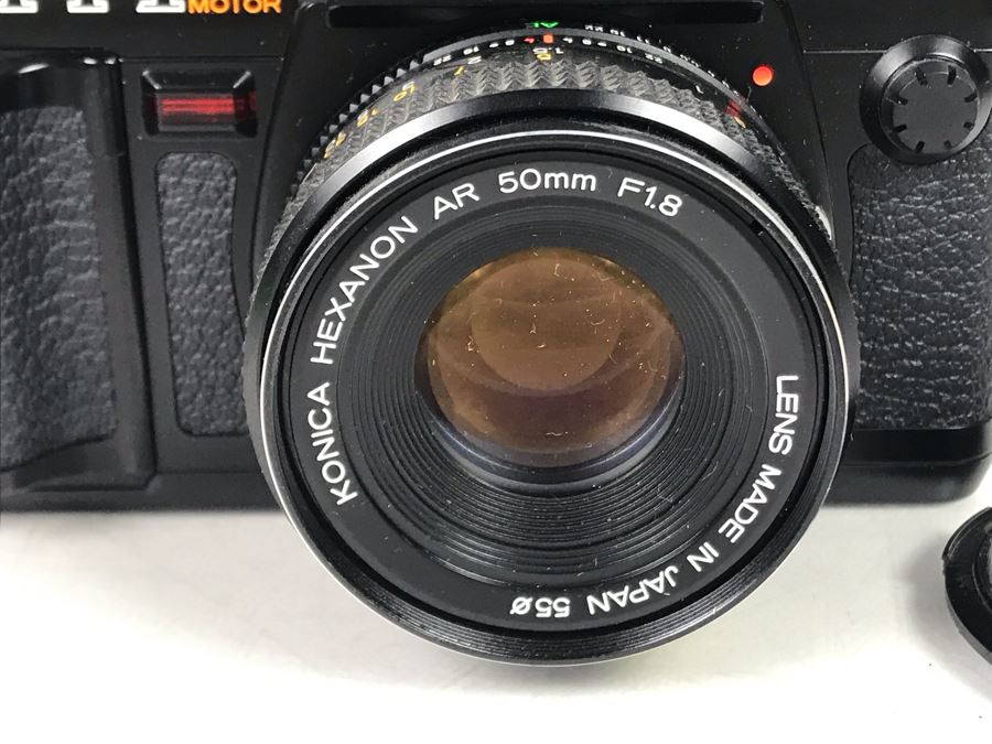 JUST ADDED - Vintage Like New Konica FT-1 Motor Camera With Lens And Box - FRE [Photo 3]