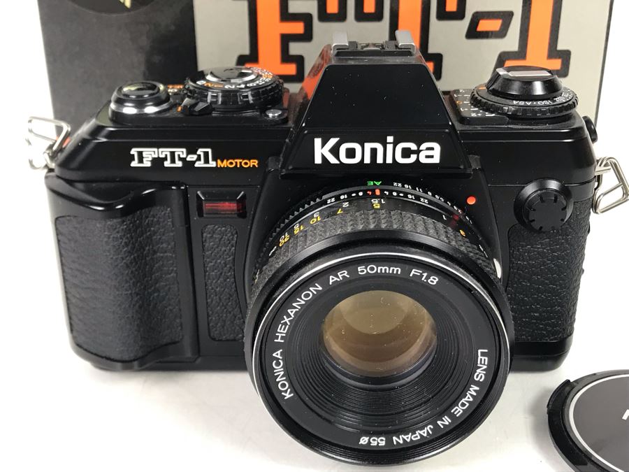 JUST ADDED - Vintage Like New Konica FT-1 Motor Camera With Lens And Box - FRE [Photo 2]