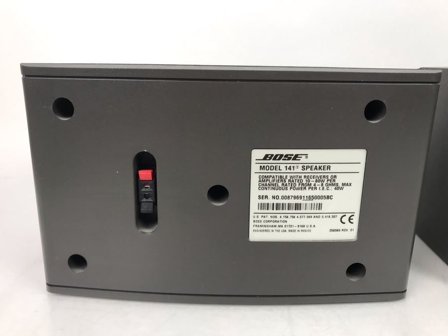 JUST ADDED - Pair Of BOSE Model 141 Bookshelf Speakers - FRE [Photo 6]