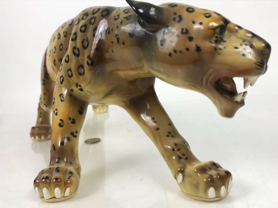 JUST ADDED - Long Leopard Figurine 21L X 6.5H - FRE [Photo 7]