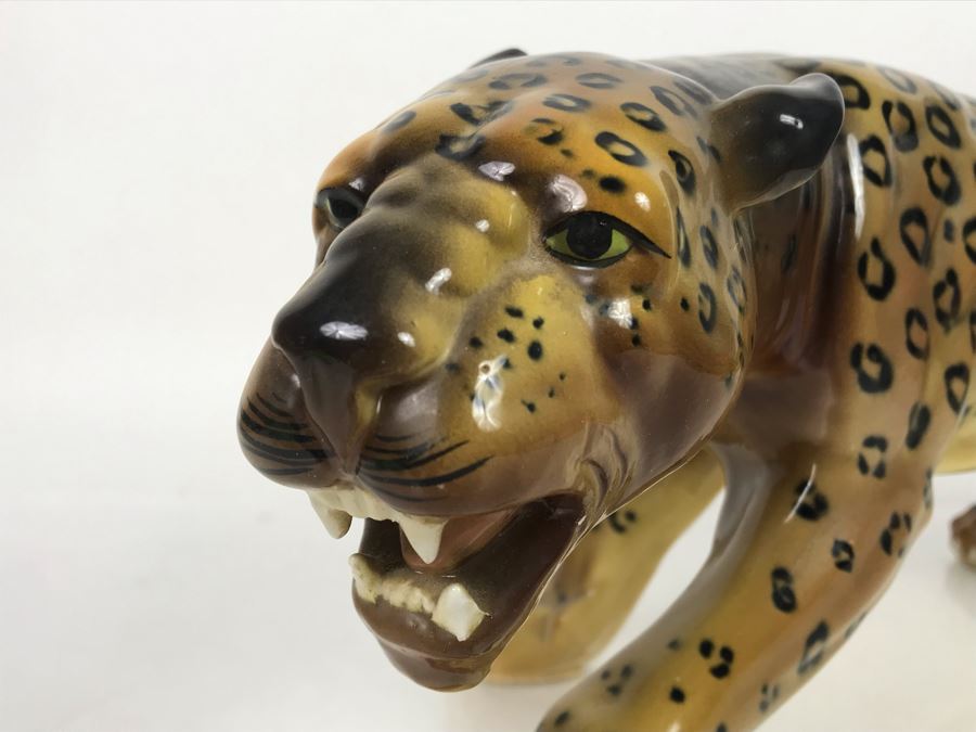 JUST ADDED - Long Leopard Figurine 21L X 6.5H - FRE [Photo 4]