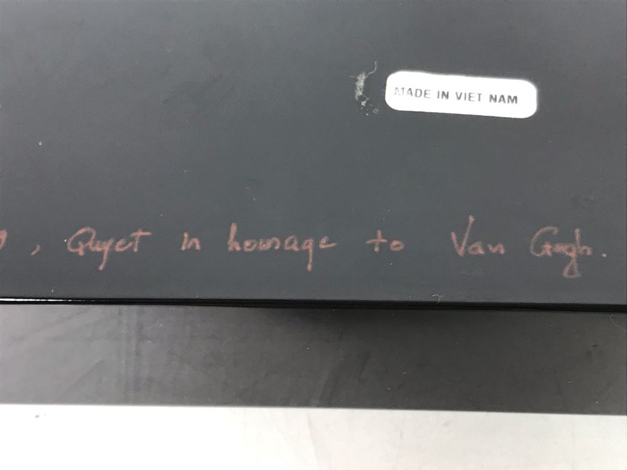 JUST ADDED - Faux Book Safe, Brass Wall Bow Wall Hangers, Vietnamese Box Homage To Van Gogh And Florence Italy Box And Drink Coasters - FRE [Photo 14]