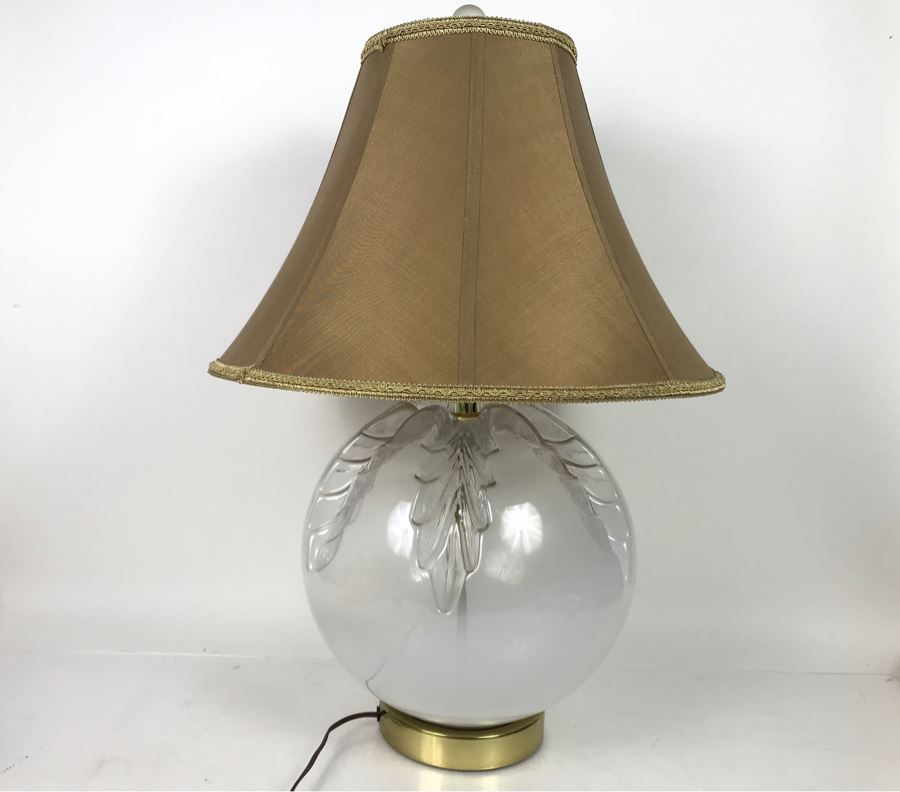 JUST ADDED - Italian Art Glass Table Lamp - FRE [Photo 5]