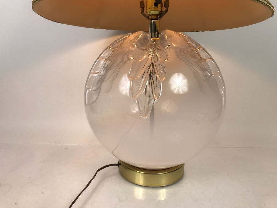 JUST ADDED - Italian Art Glass Table Lamp - FRE [Photo 4]