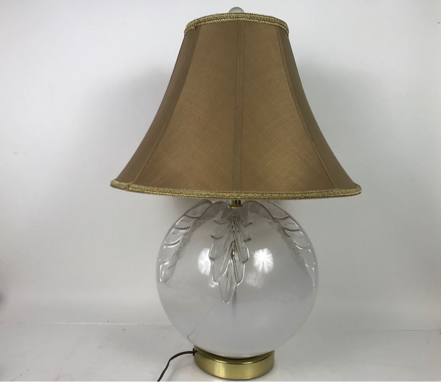 JUST ADDED - Italian Art Glass Table Lamp - FRE [Photo 2]