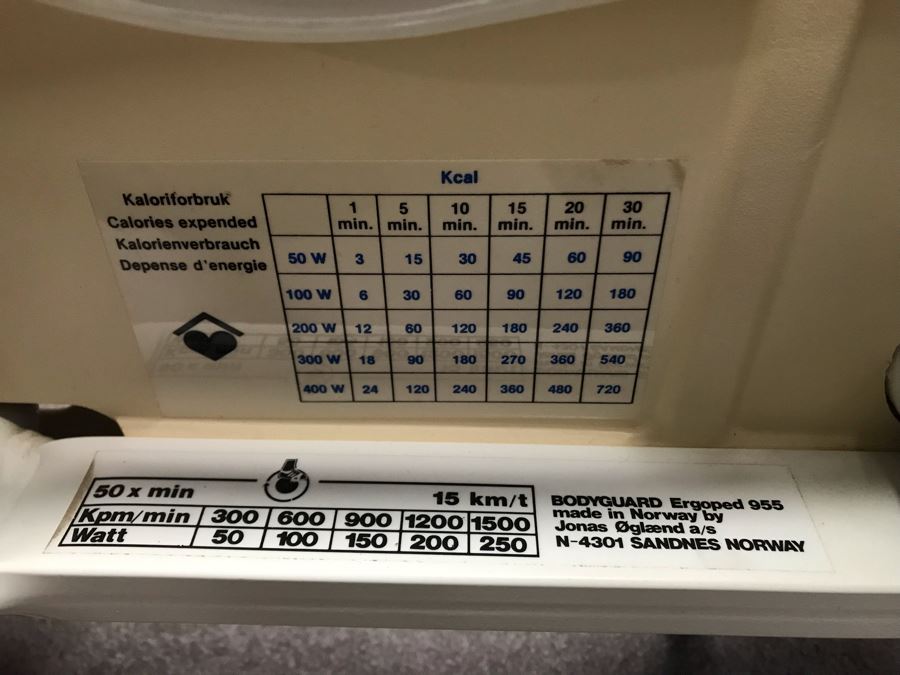 JUST ADDED - Bodyguard Exercise Bicycle From Norway Heavy - FRE [Photo 8]