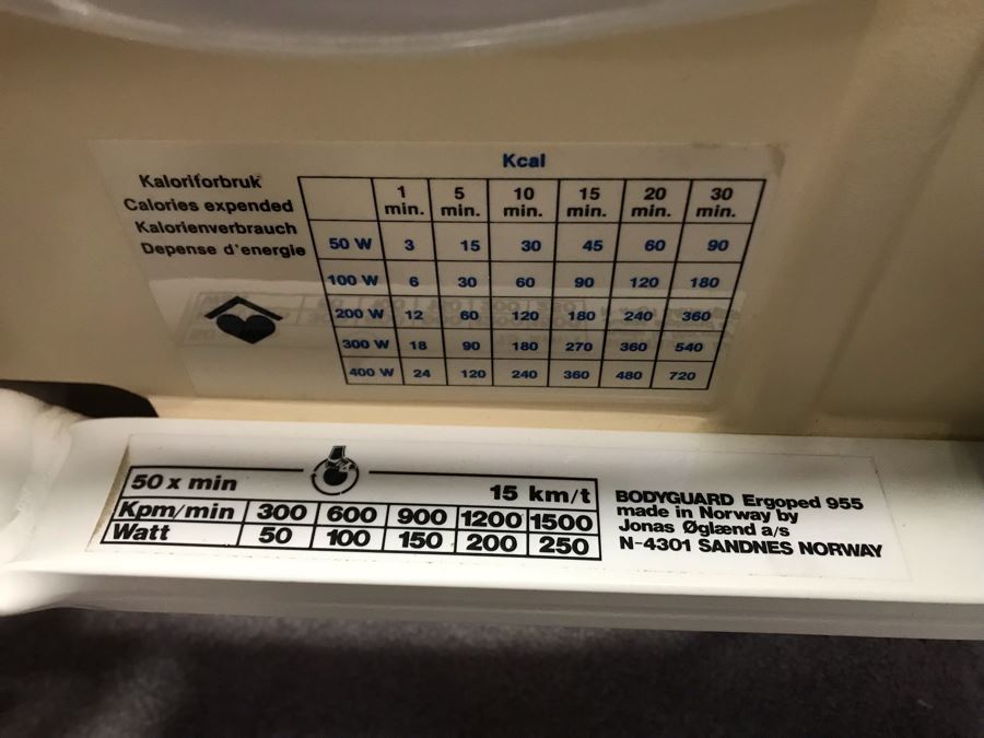 JUST ADDED - Bodyguard Exercise Bicycle From Norway Heavy - FRE [Photo 9]