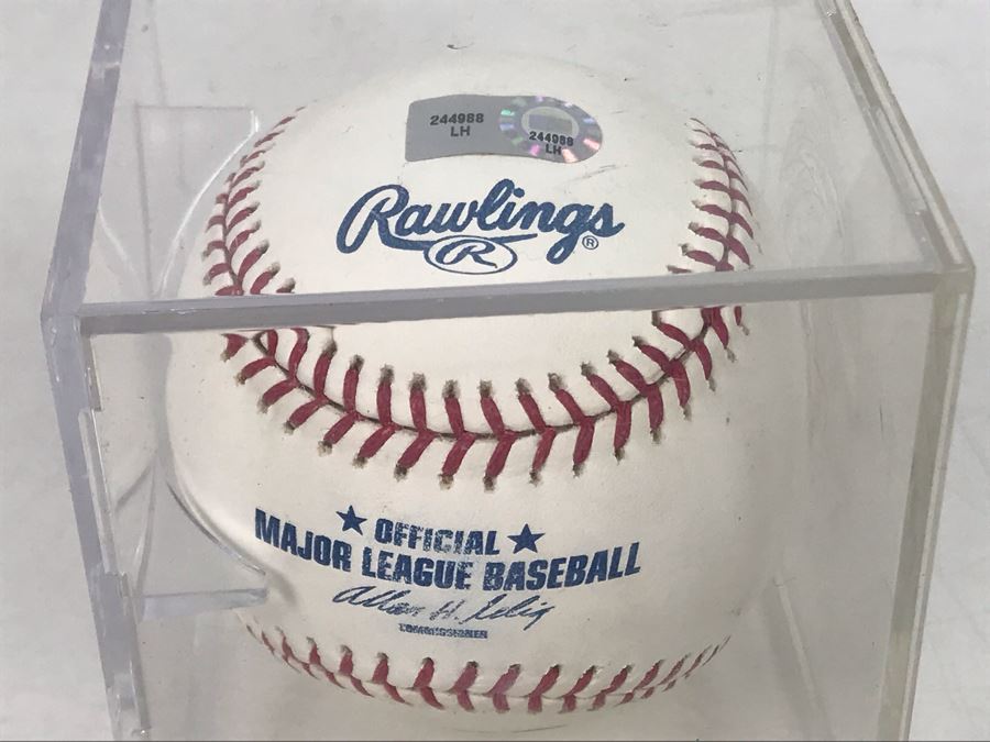 JUST ADDED - Hand Signed Heath Bell Official Major League Baseball In Acrylic Display Box [Photo 4]