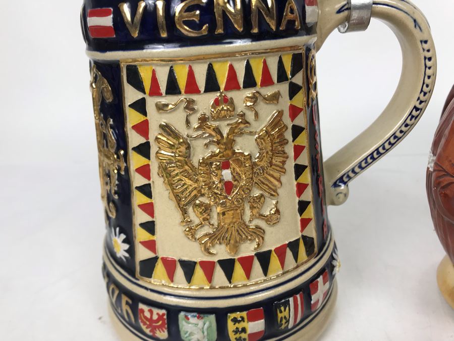 JUST ADDED - (3) Vintage Beer Steins [Photo 5]