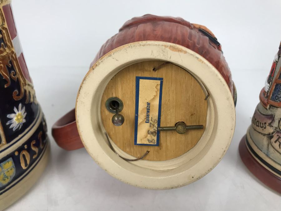 JUST ADDED - (3) Vintage Beer Steins [Photo 8]