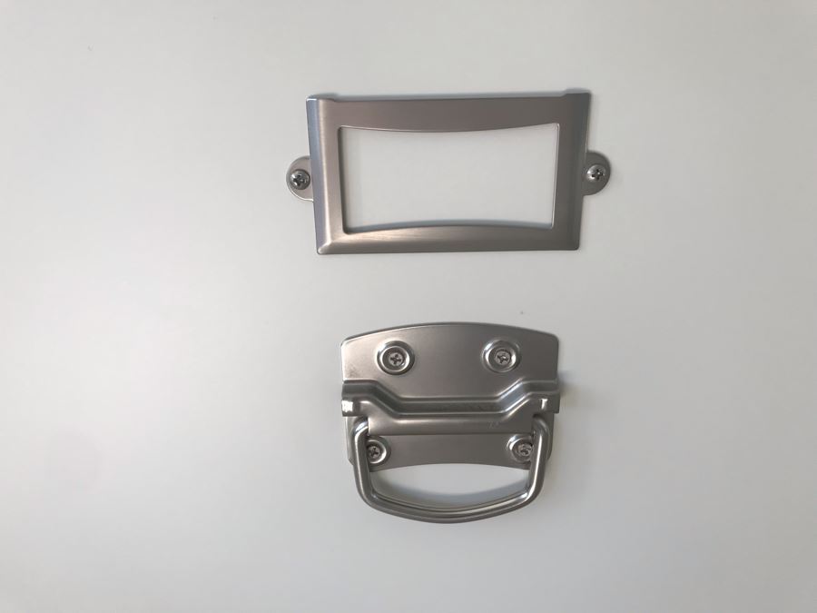 LAST MINUTE ADD - Pair Of Pottery Barn White File Cabinets 41W X 17D X 29.5H, 20.5W X 17D X 28.5H - CE [Photo 4]