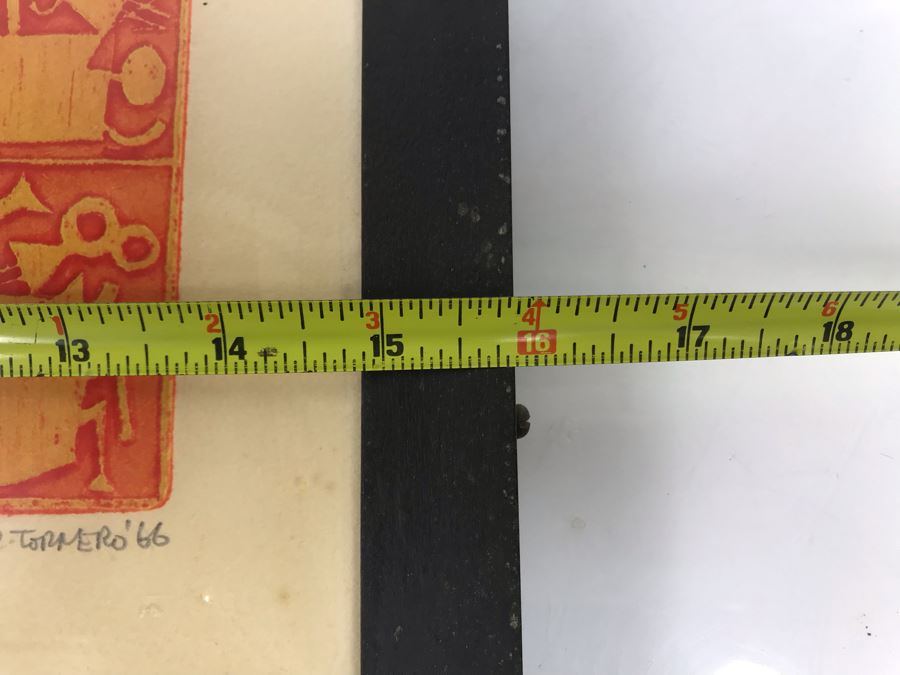 Sergio Gonzalez-Tornero (b. 1927) Chilean / American School Hand Signed 'Twenty-Four Hours' Lithograph 66 Of 100 16 X 18.5 [Photo 9]