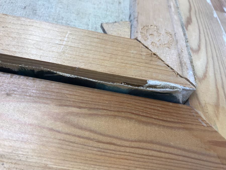 Original Oil Painting By Anton Gutknecht (1907-1988) Seascape Painting 26 X 18 [Photo 11]