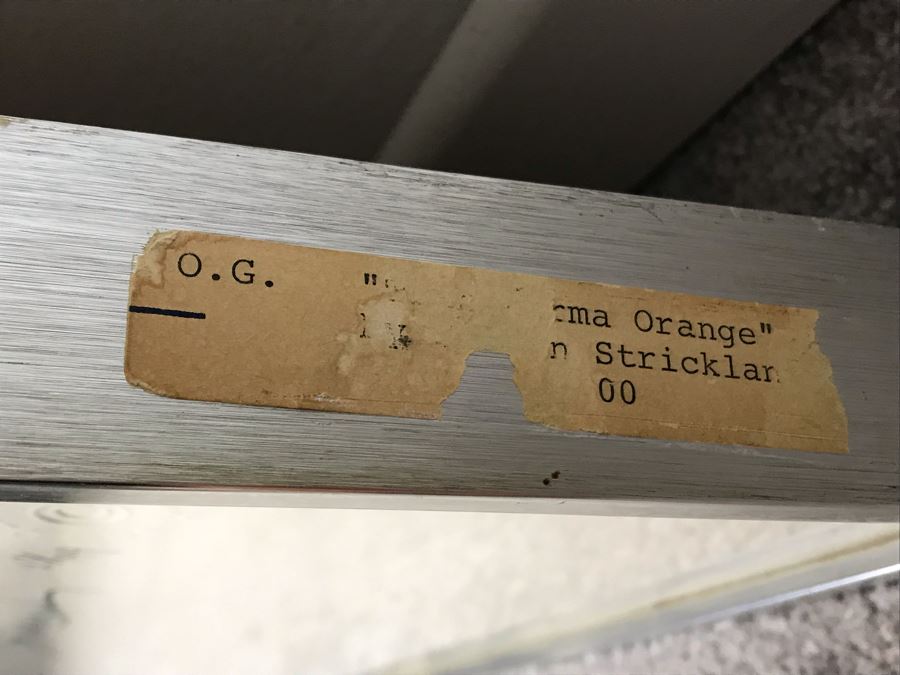 Limited Edition Steven Strickland Geometrical Abstract Signed Serigraph 27 Of 149 Olympus Graphicus 44W X 45H [Photo 7]