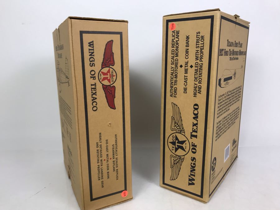 Pair Of New Old Stock Wings Of Texaco Collectible Planes [Photo 4]