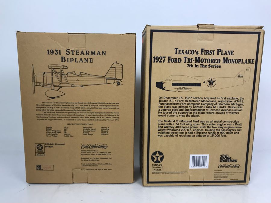 Pair Of New Old Stock Wings Of Texaco Collectible Planes [Photo 5]