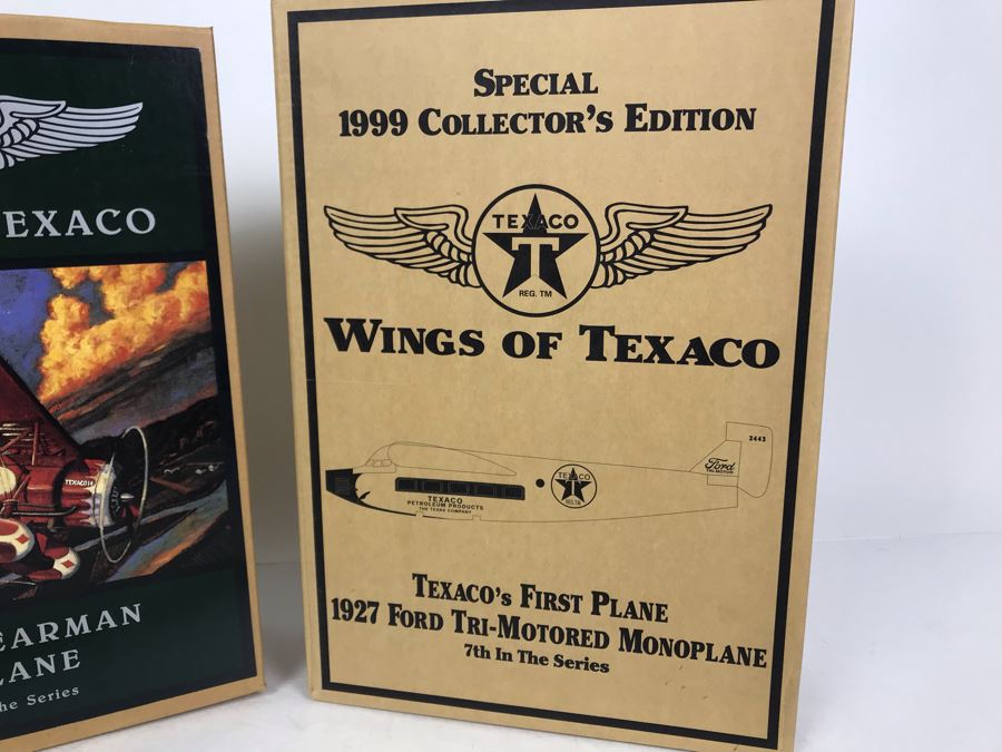 Pair Of New Old Stock Wings Of Texaco Collectible Planes [Photo 3]