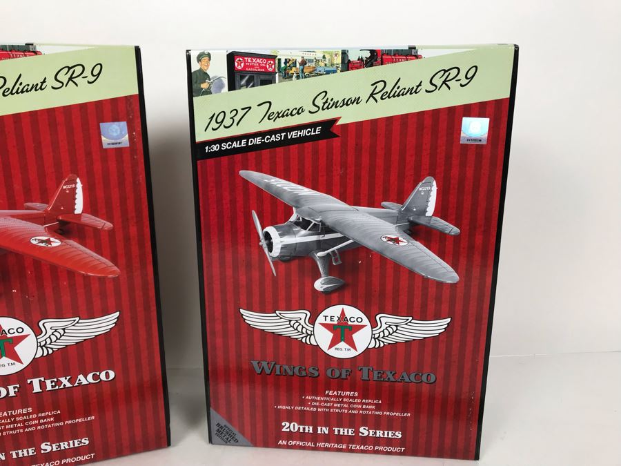 Pair Of New Old Stock Wings Of Texaco Collectible Planes [Photo 6]